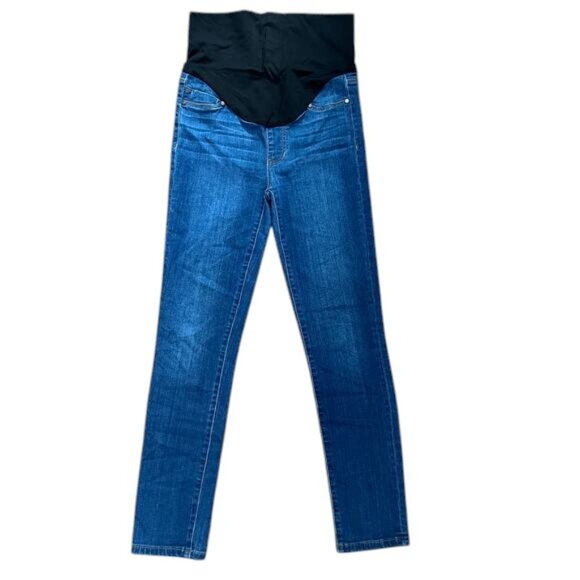 Liverpool Los Angeles Maternity Jeans - The Ankle Skinny, Size 4/27, Blue Denim - Picture 1 of 8